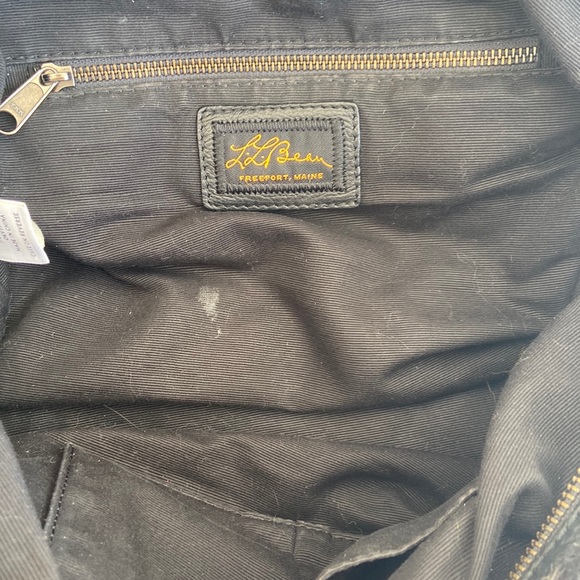 Rare! L.L. Bean Plaid Alpaca Wool Leather Handle Purse Satchel Handbag - Picture 7 of 13